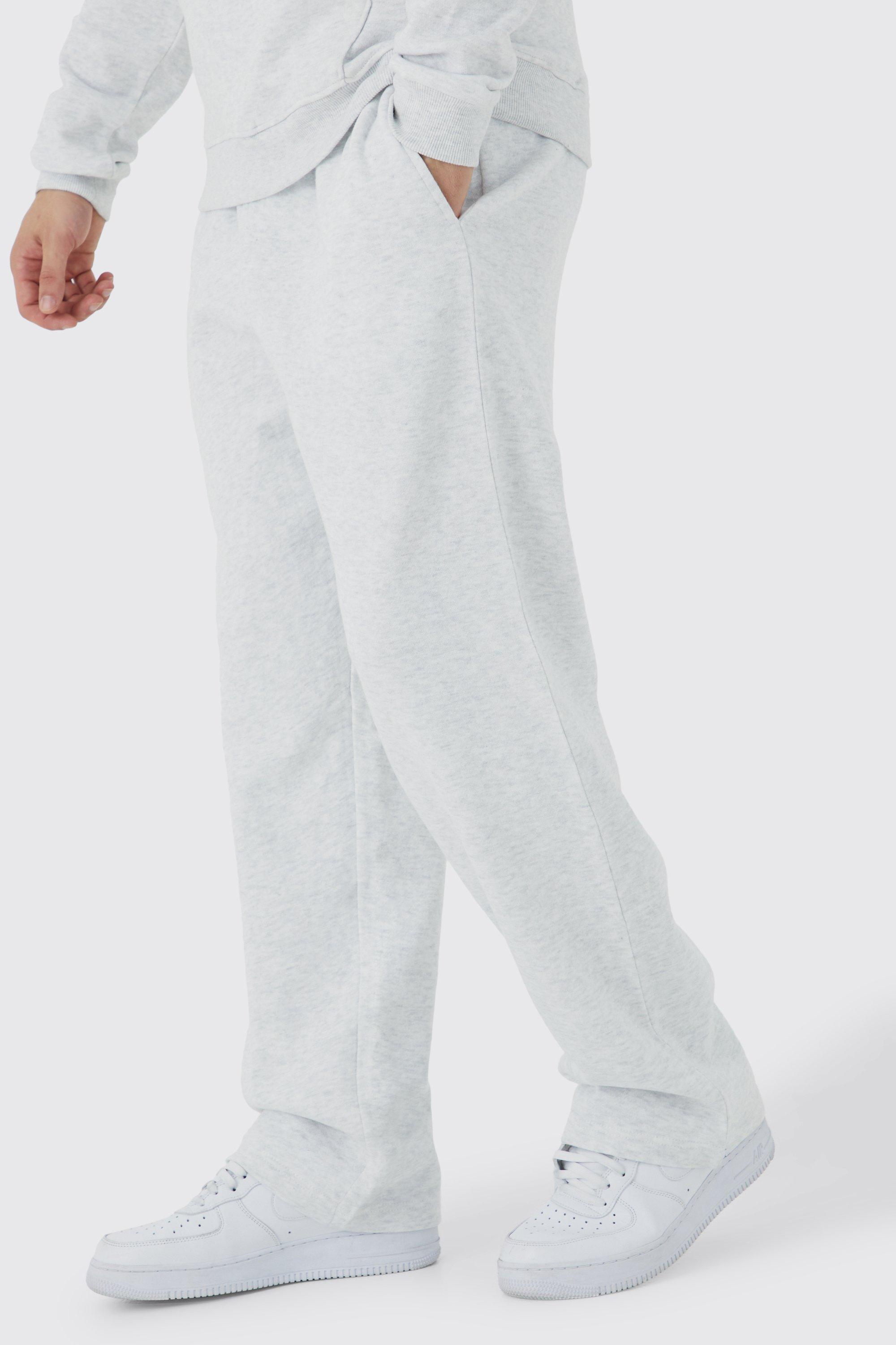 Mens Grey Tall Straight Leg Jogger, Grey